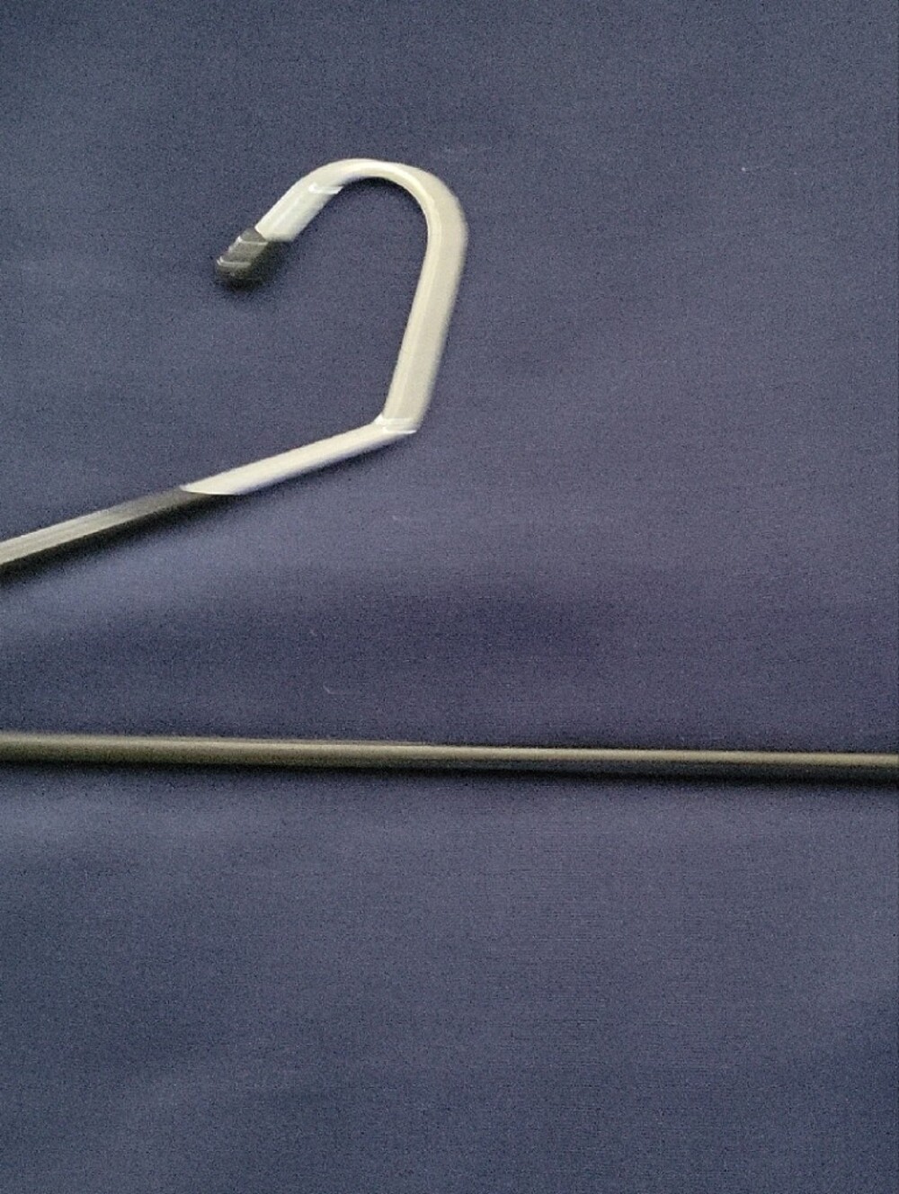 Zober Pants Hangers Non Slip  Black and Silver Metal